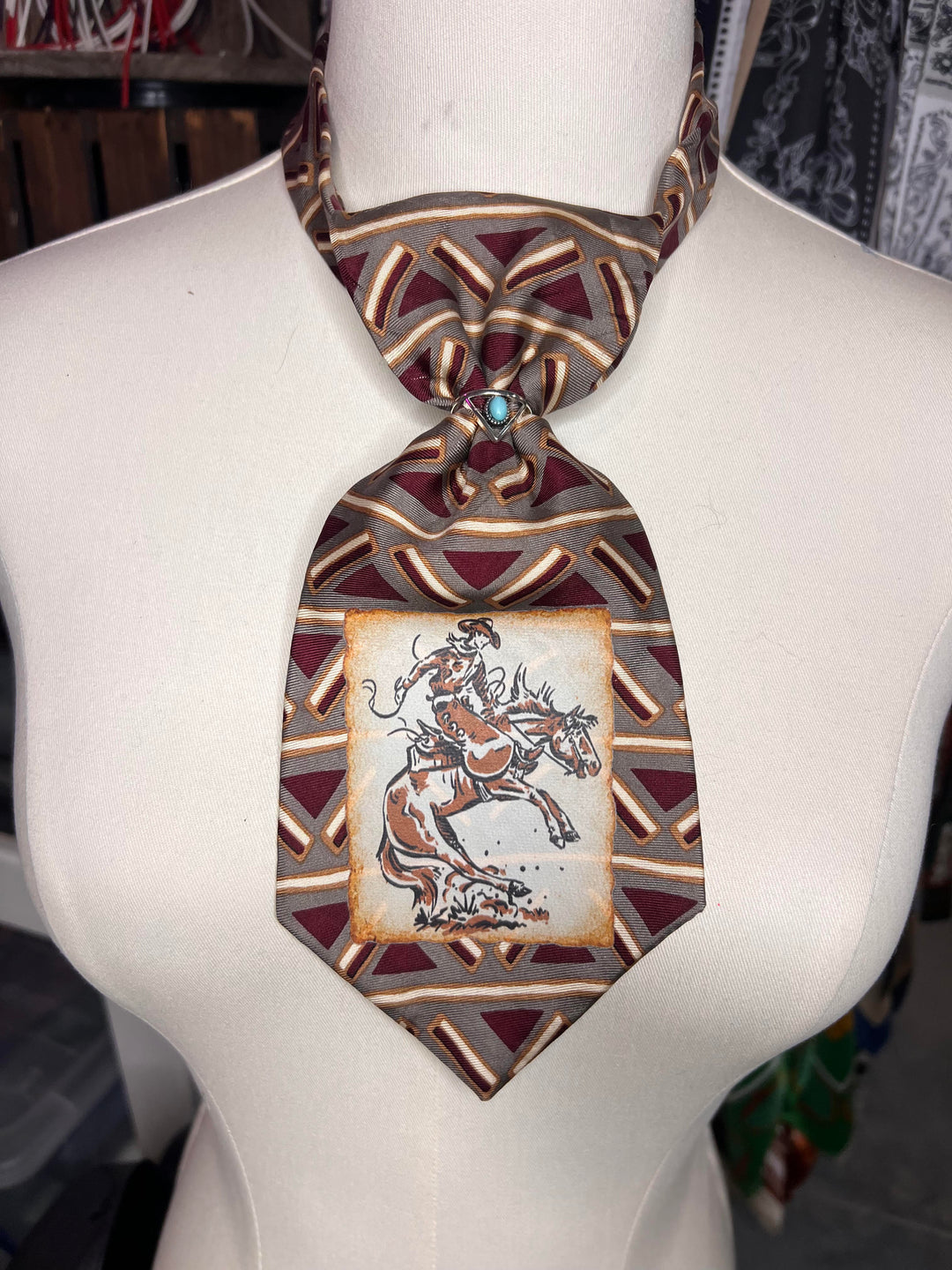The Bronc Buster Shorty Tie