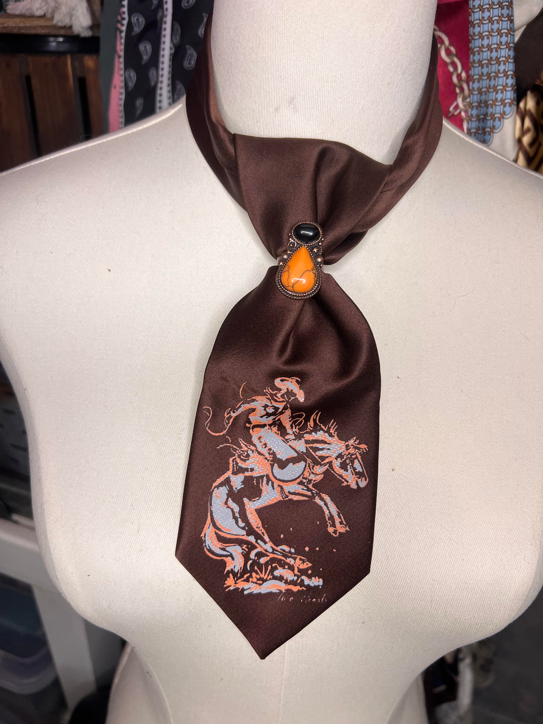 The Copper Canyon Bronc Shorty Tie
