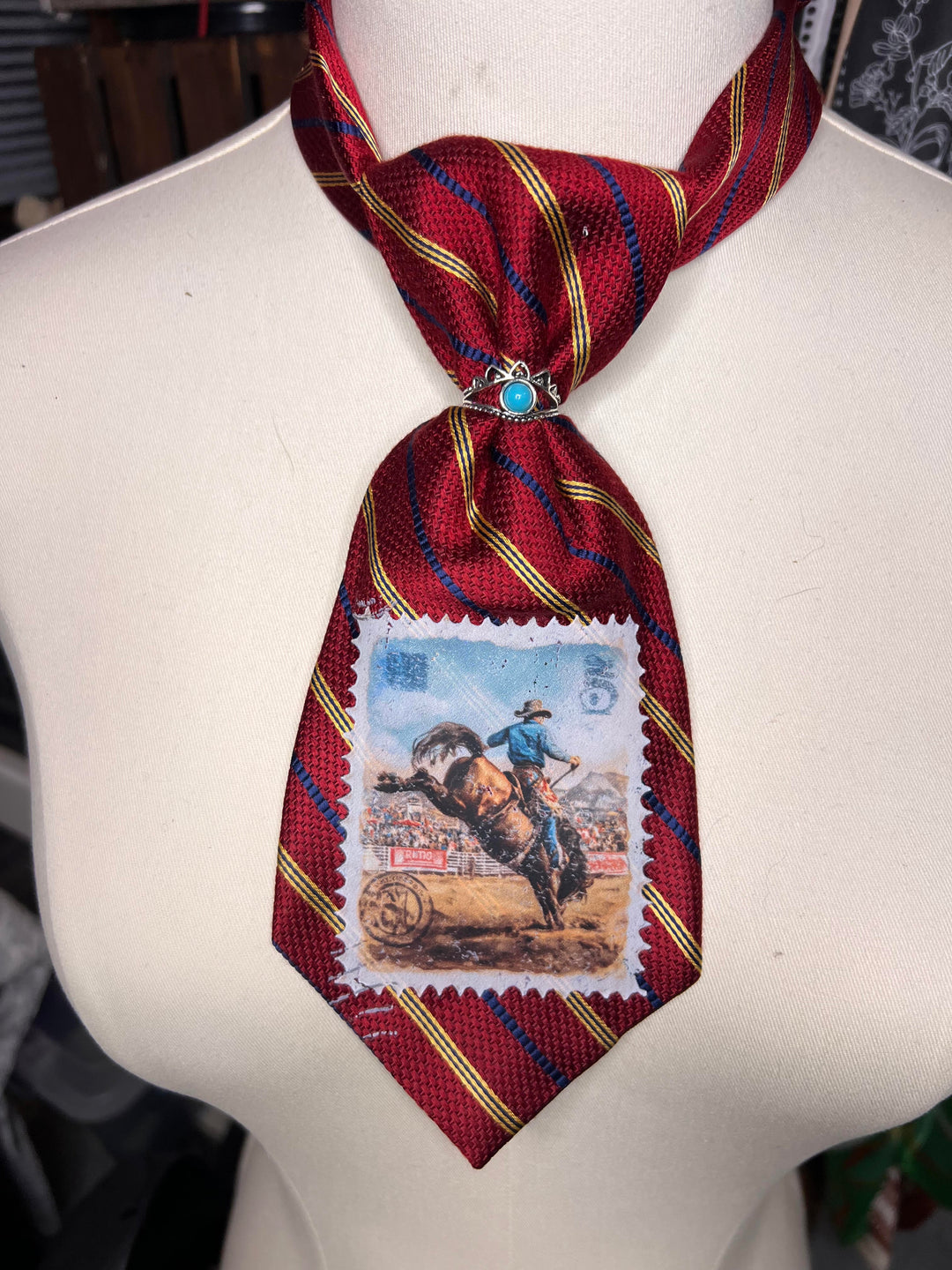 The Crimson Stampede Shorty Tie