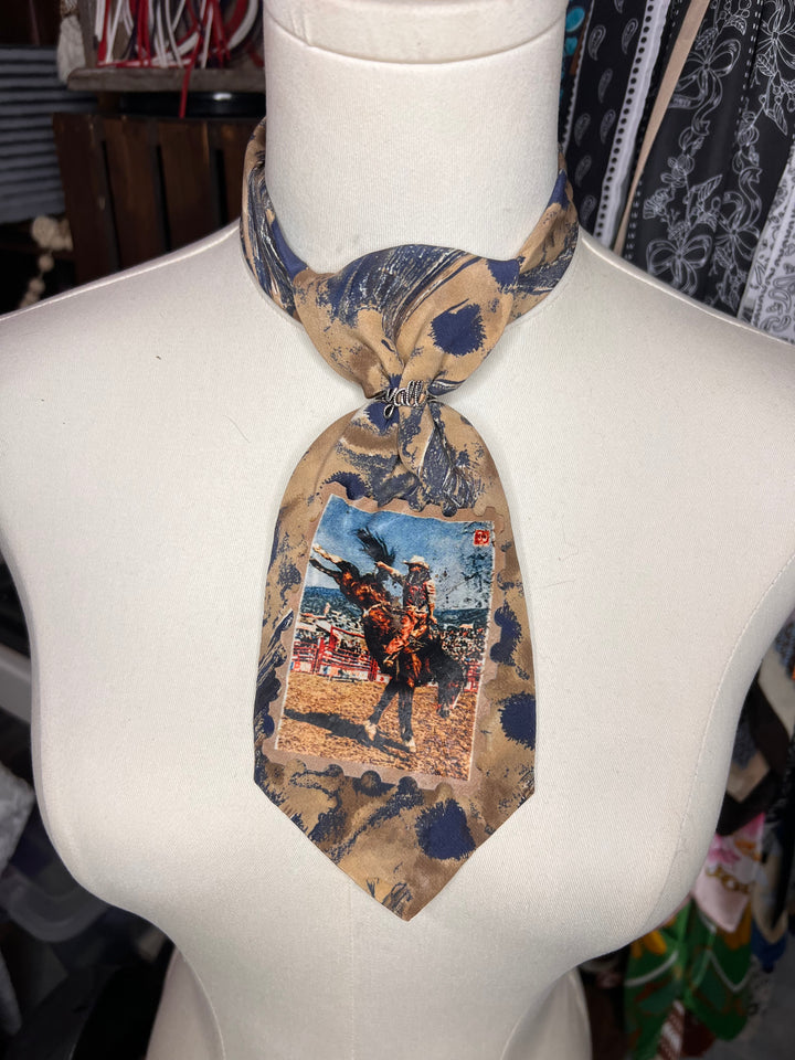 The Dusty Blue Bronc Shorty Tie