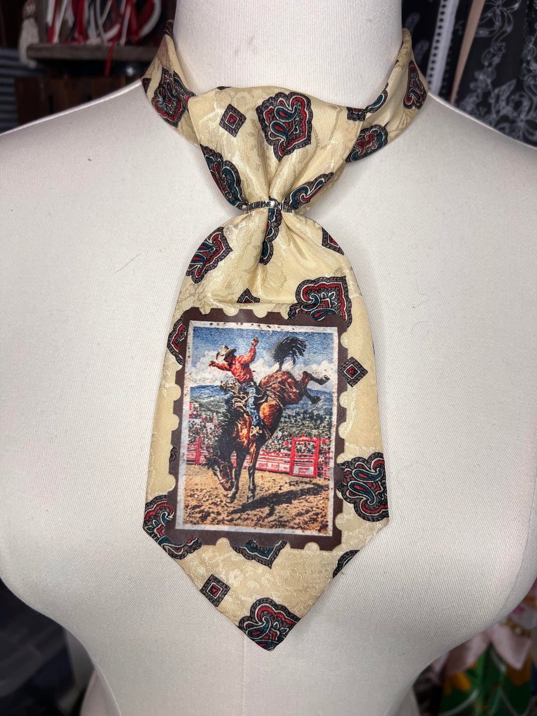 The Golden Bronc Shorty Tie