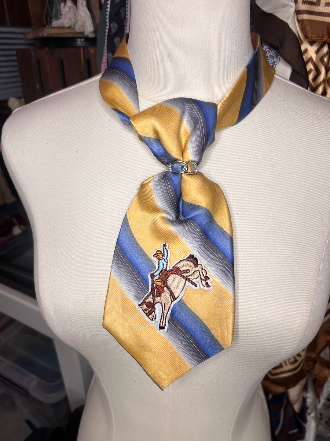 The Golden Spur Bronc Shorty Tie