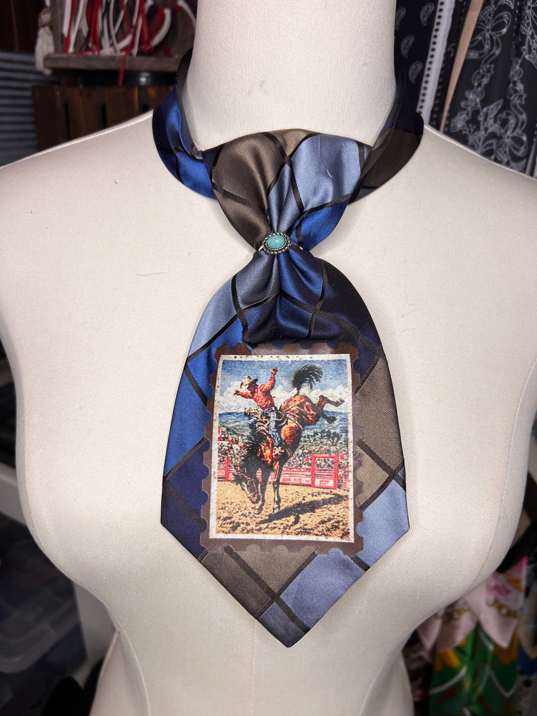 The Midnight Bronc Shorty Tie