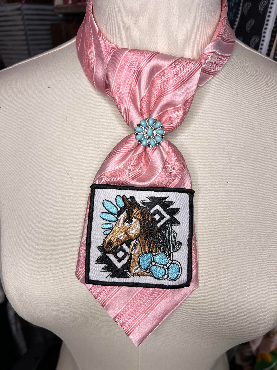 The Pink Desert Bloom Shorty Tie