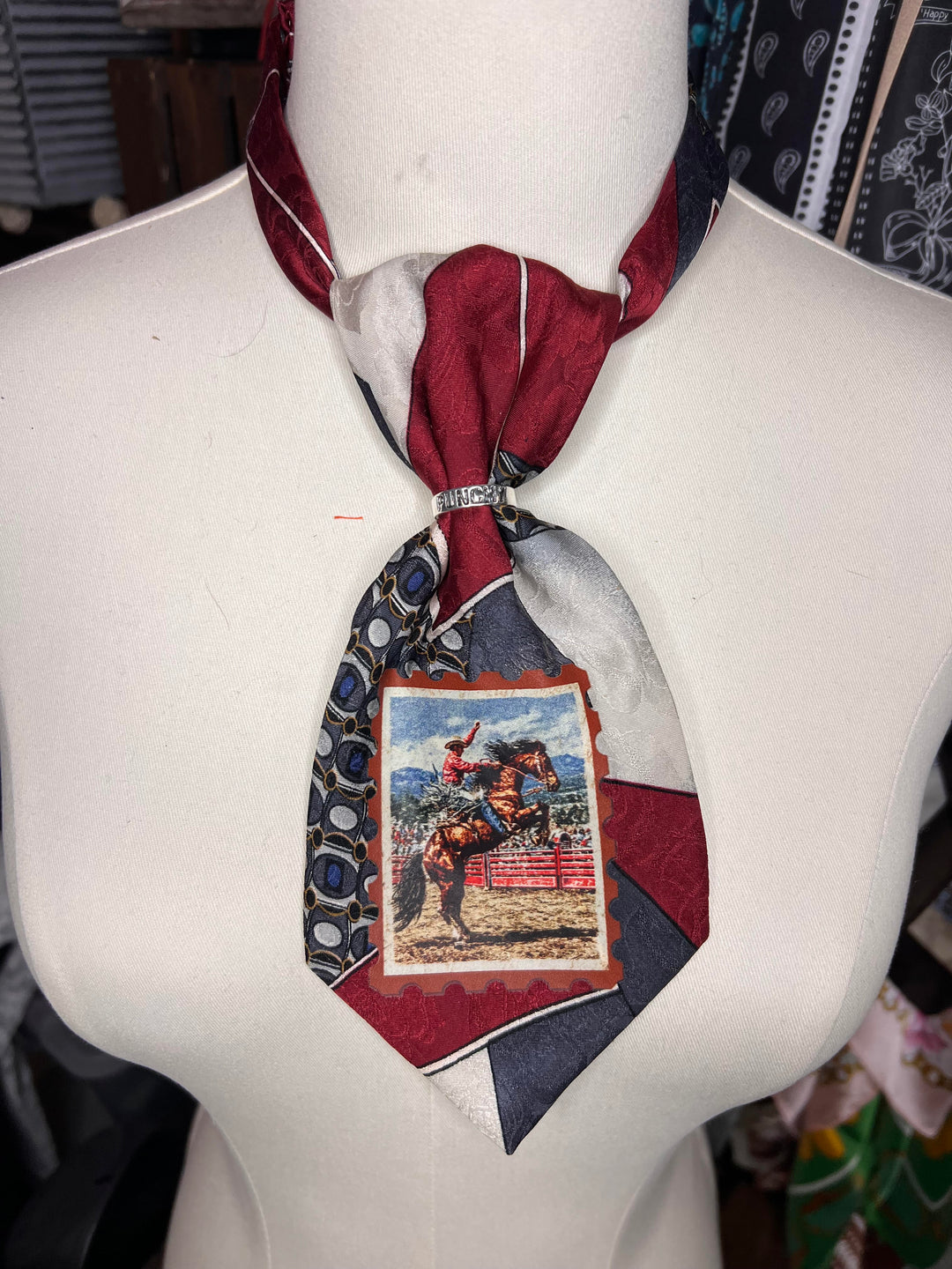 The Scarlet Stockyard Shorty Tie