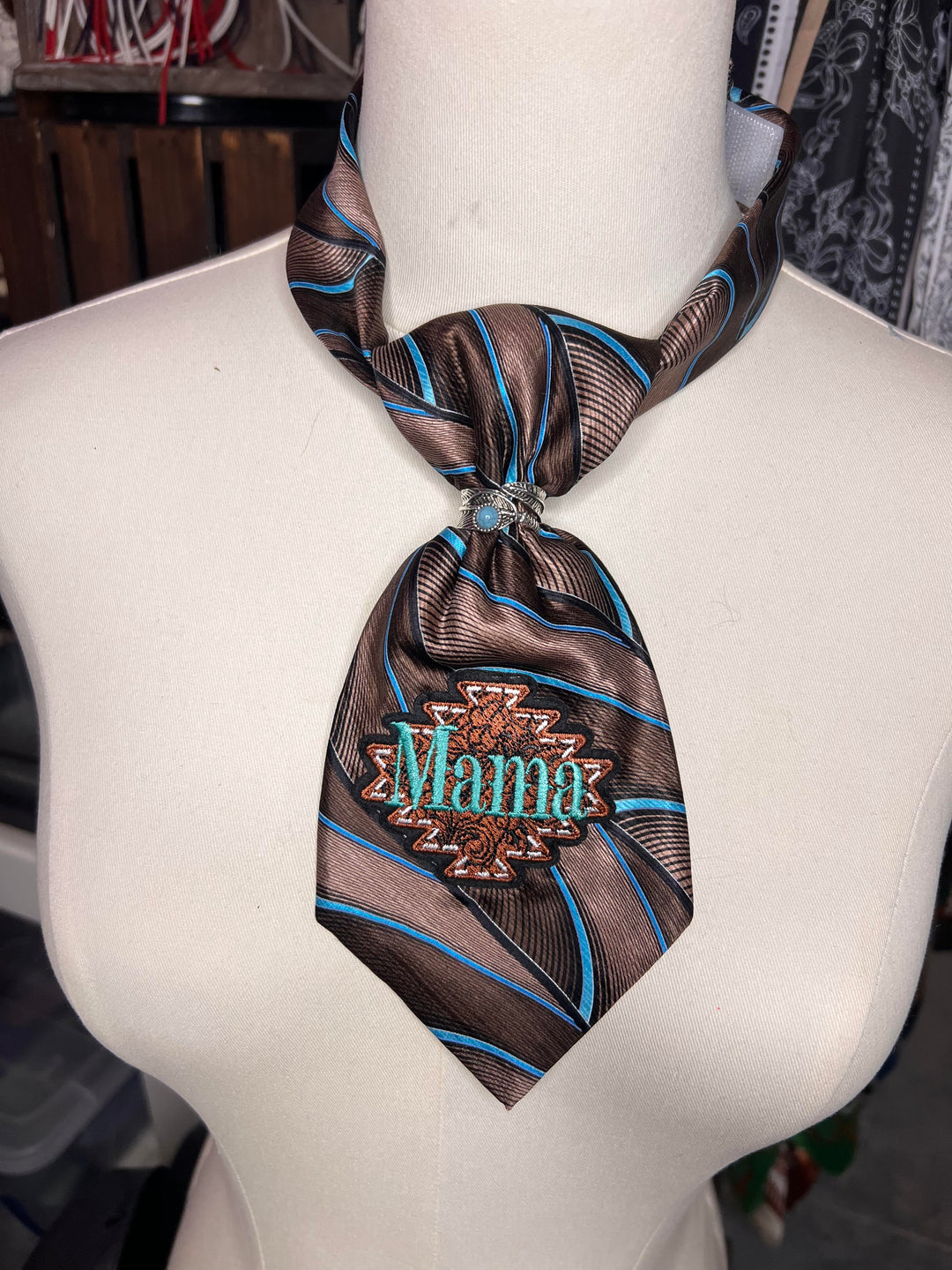 The Turquoise Mama Shorty Tie