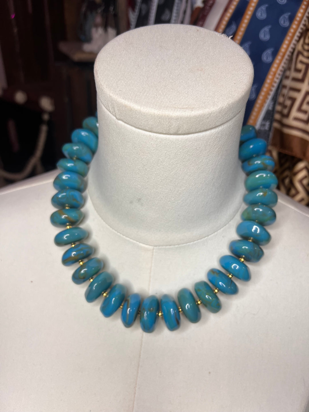 The Turquoise Timber Necklace