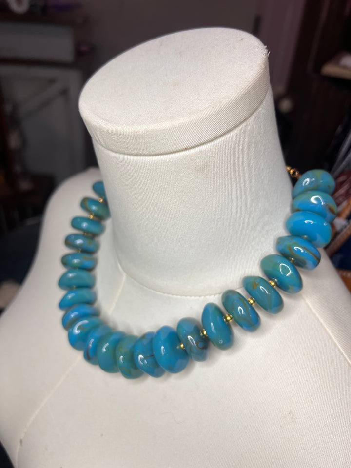 The Turquoise Timber Necklace