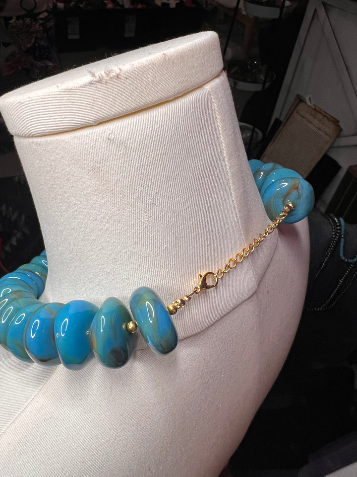 The Turquoise Timber Necklace