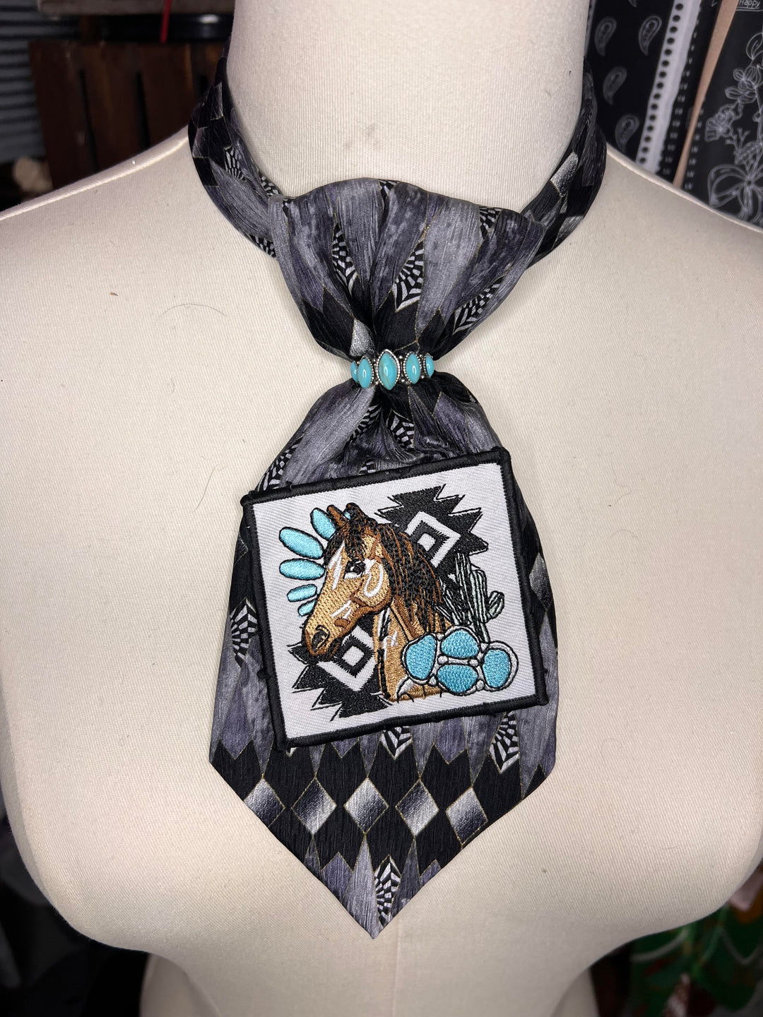 The Turquoise Trailblazer Shorty Tie