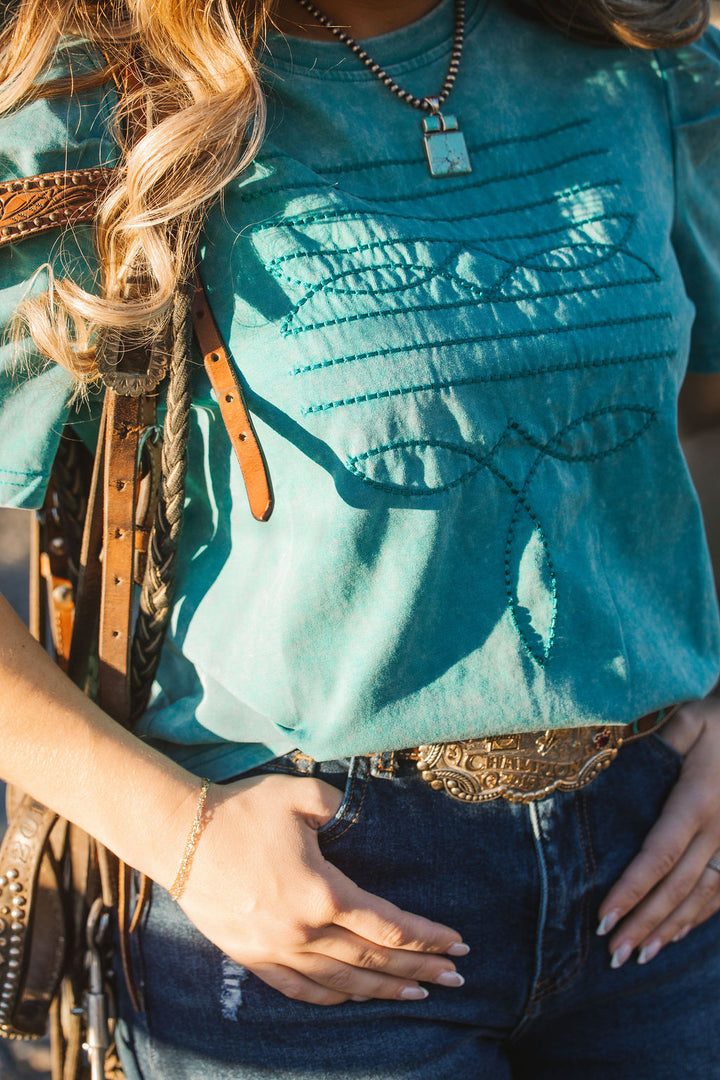 The Turquoise Trails Top