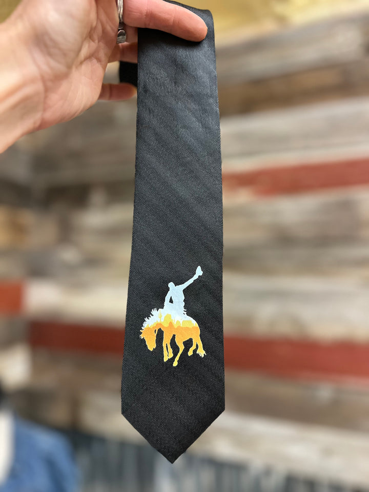 Western Bronc Rider Necktie