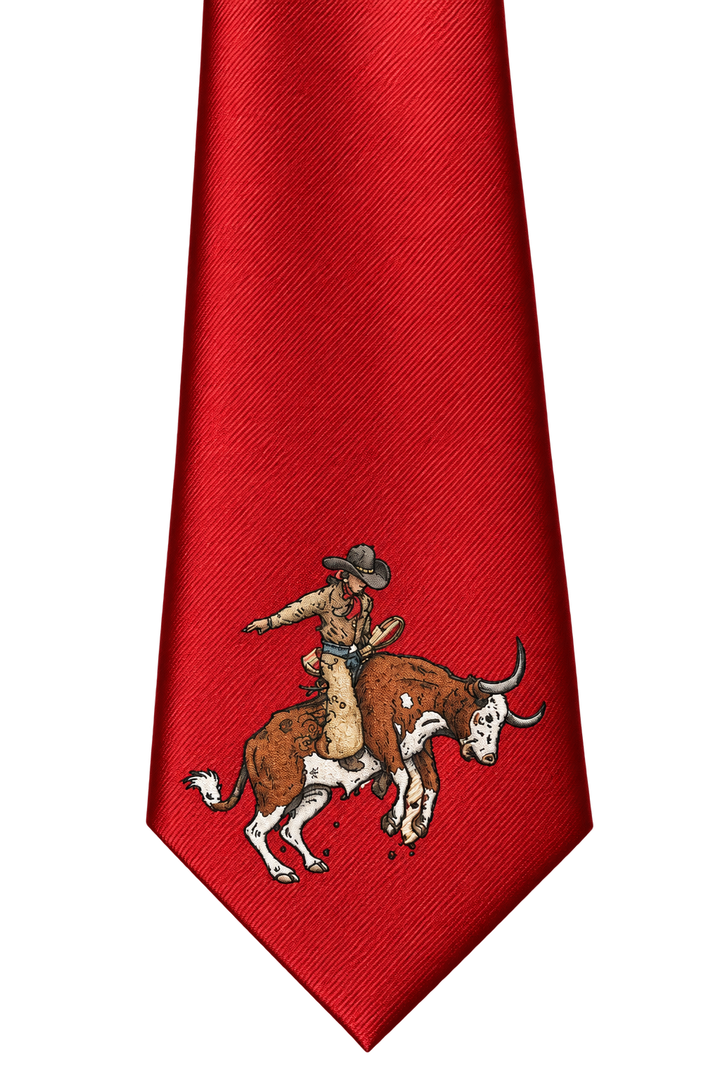 Bull Rider Necktie