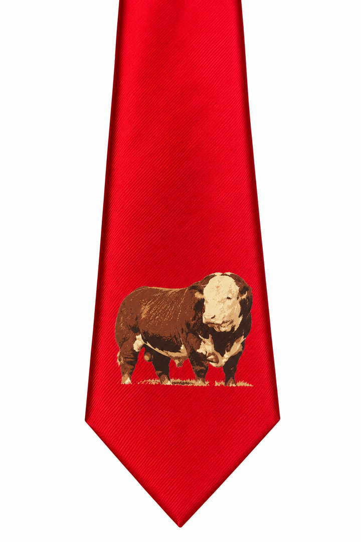 Hereford Bull Necktie