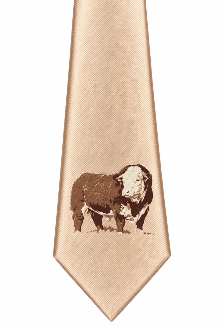 Hereford Bull Necktie