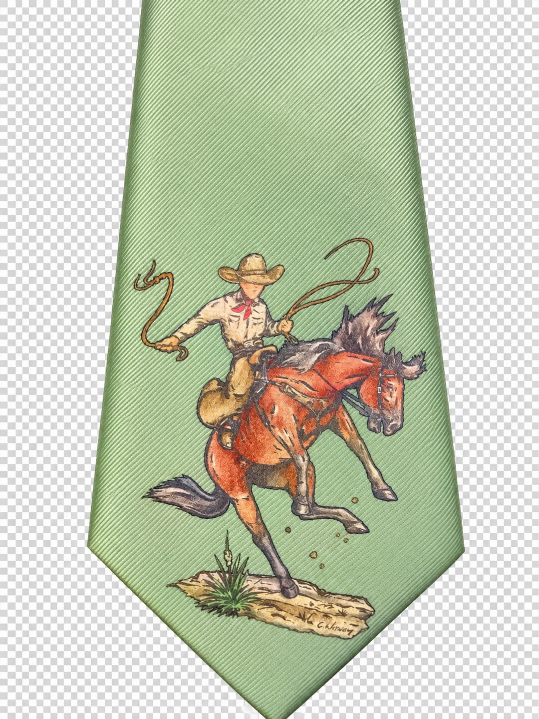 High Strung Cowboy Necktie