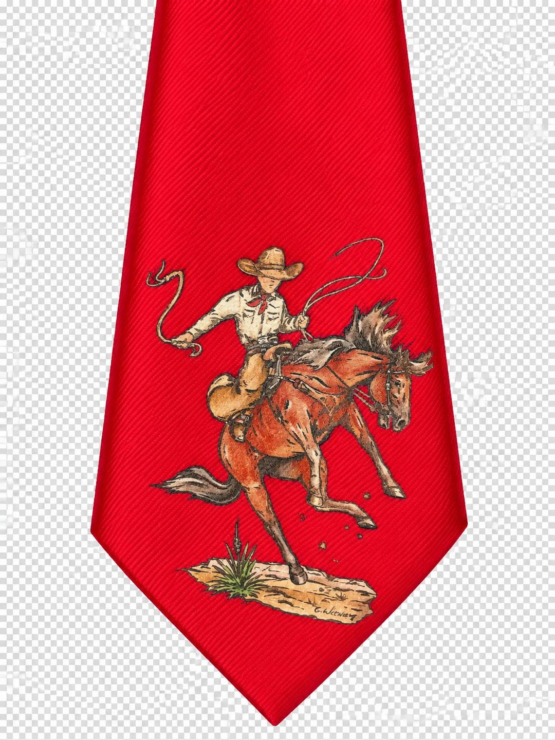 High Strung Cowboy Necktie