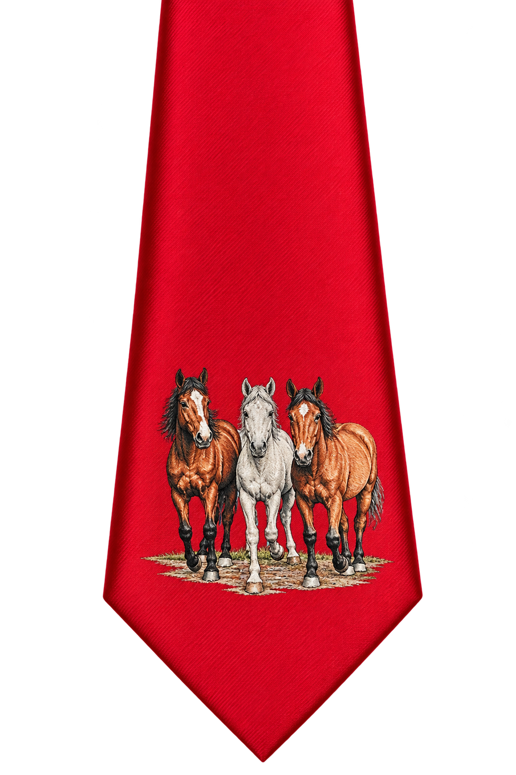 Running Horses Necktie