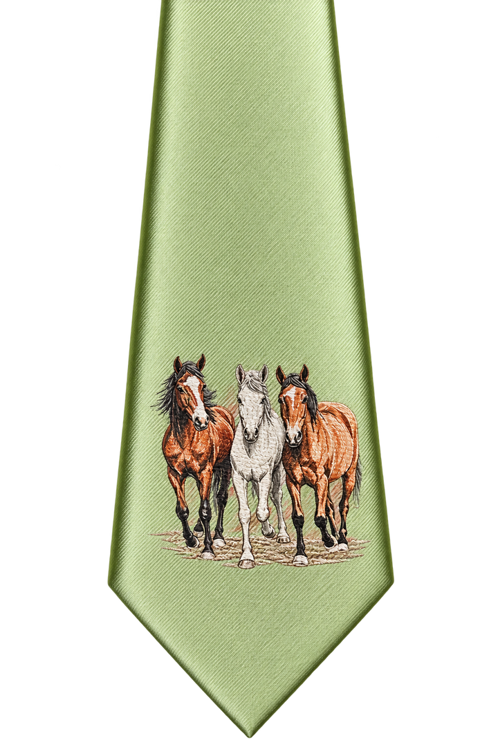 Running Horses Necktie