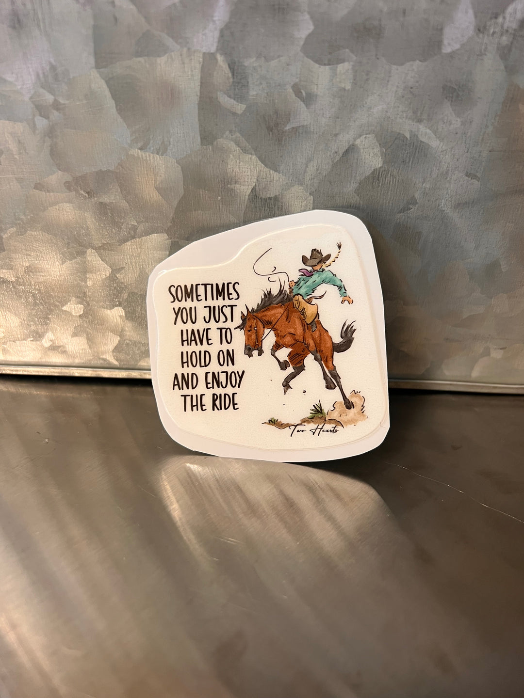 Enjoy The Ride Sticker