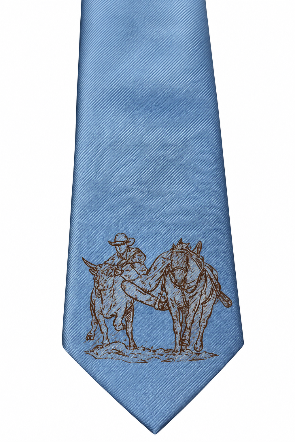 Steer Wrestler Necktie