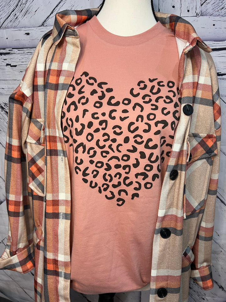 Cheetah Heart Tee