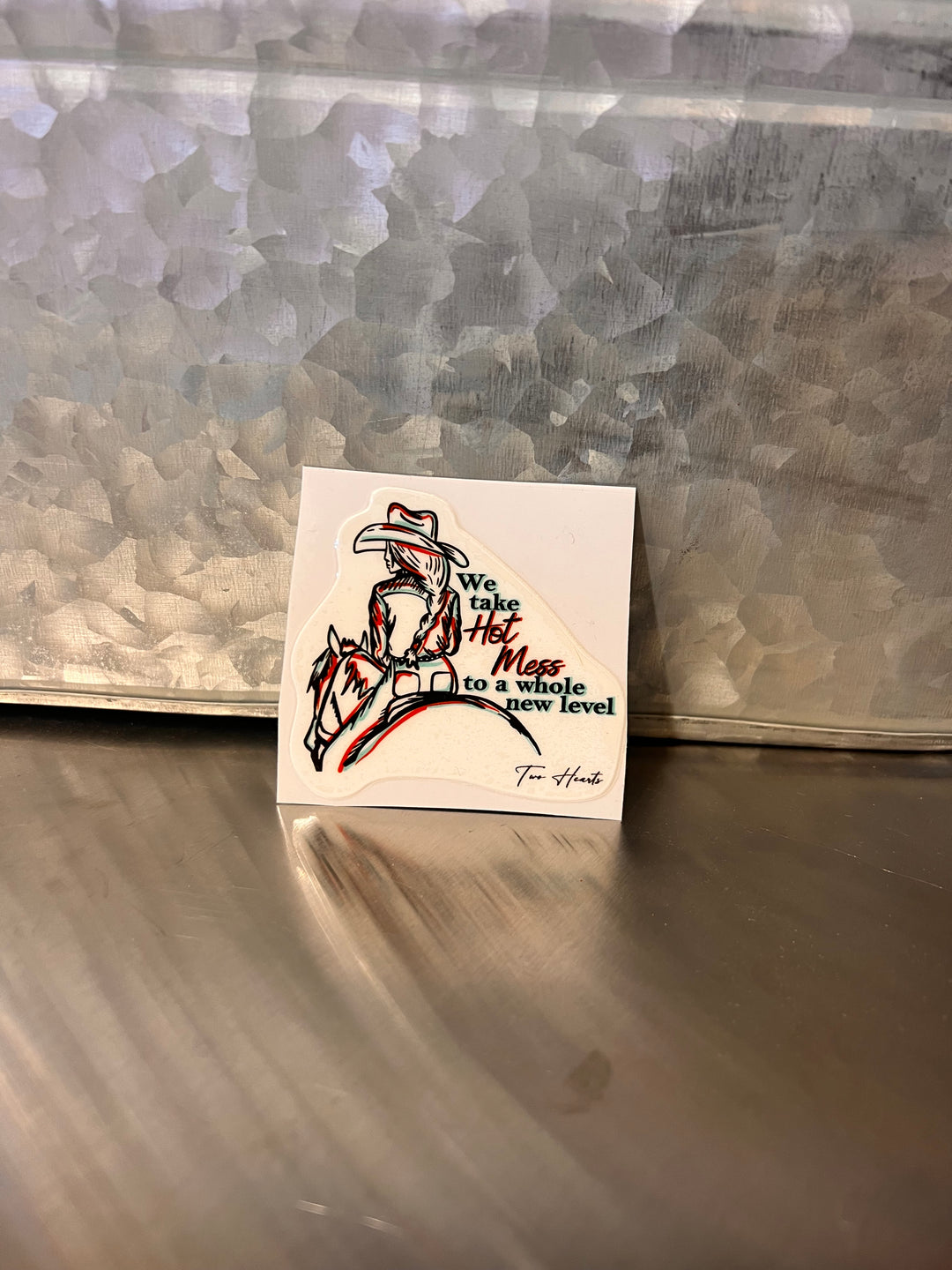 Hot Mess Cowgirl Sticker