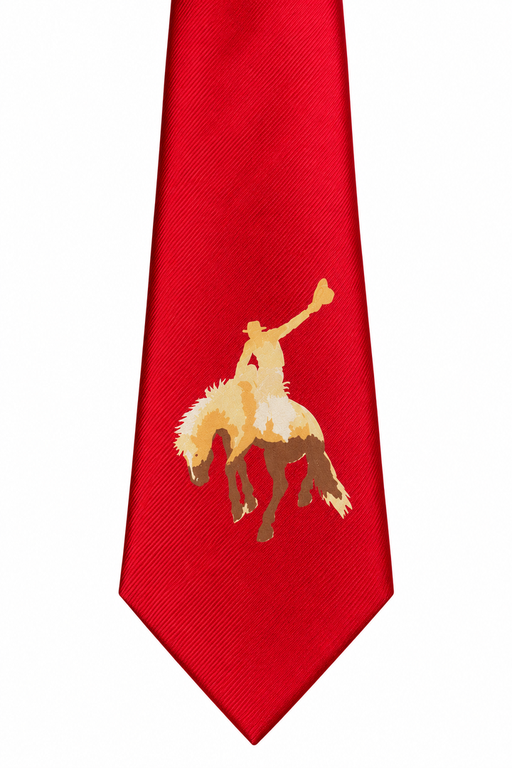 Western Bronc Rider Necktie