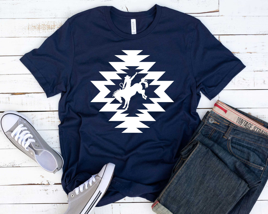 Aztec Bucking Horse Tee