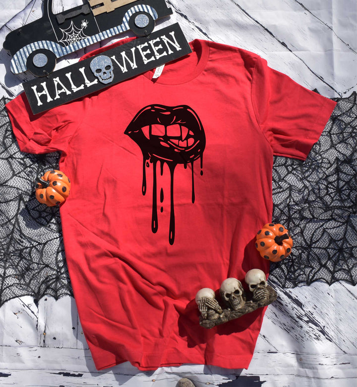 Vampire Lips Graphic Tee