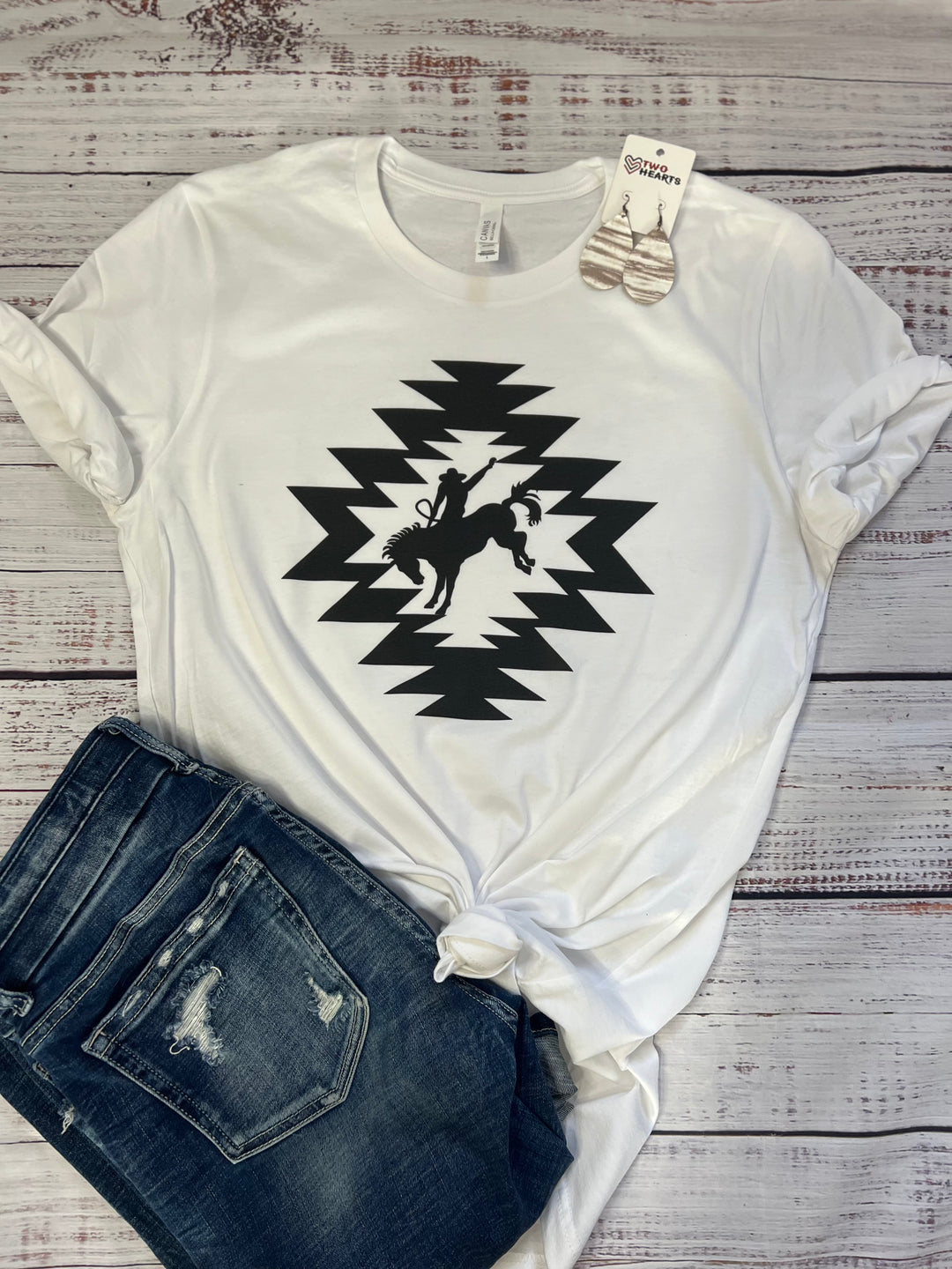 Aztec Bucking Horse Tee