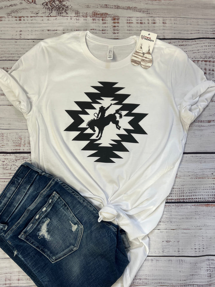 Aztec Bucking Horse Tee